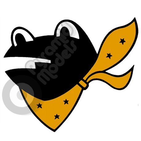 Japanese Emblem 1 Nose Art Self Adhesive Decal