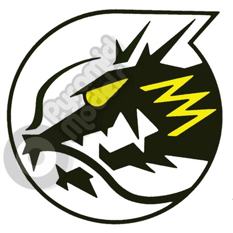 Japanese Emblem 3 Nose Art Self Adhesive Decal