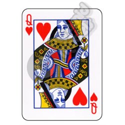 Queen of Herts Nose Art Self Adhesive Decal
