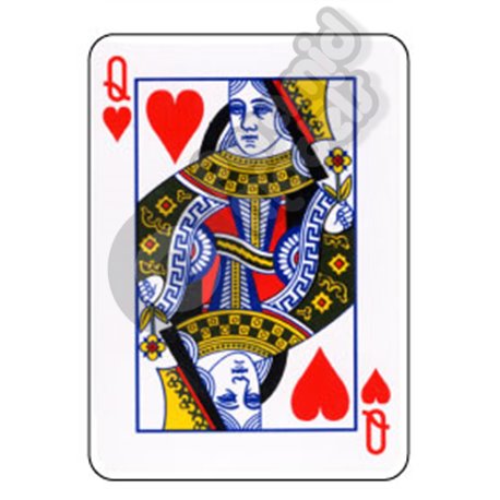 Queen of Herts Nose Art Self Adhesive Decal