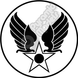 WW2_Air_Force_Emblem Self adhesive Decal