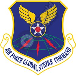Air Force Global Strike command Emblem Self adhesive Decal