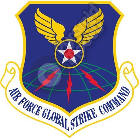 Air Force Global Strike command Emblem Self adhesive Decal
