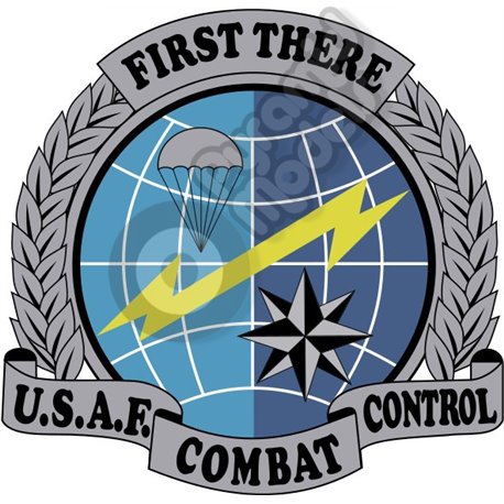U.S.A.F Combat control Emblem Self adhesive Decal