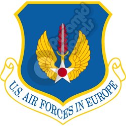 U.S Air Forces in Europe Shield Emblem Self adhesive Decal