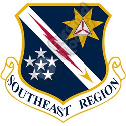 South East RegionShield Emblem Self adhesive Decal
