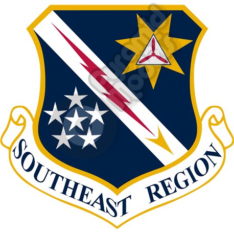 South East RegionShield Emblem Self adhesive Decal
