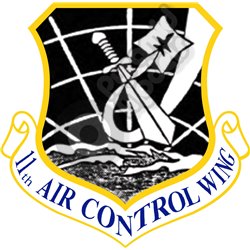 11th Air Control Wing Emblem Self adhesive Decal
