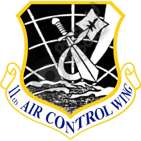 11th Air Control Wing Emblem Self adhesive Decal