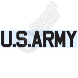 US ARMY waterslide sheet