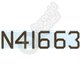 Brown Water slide Registration number set