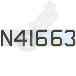 Brown Water slide Registration number