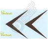 Waterslide decal sheet Beechcraft Logo