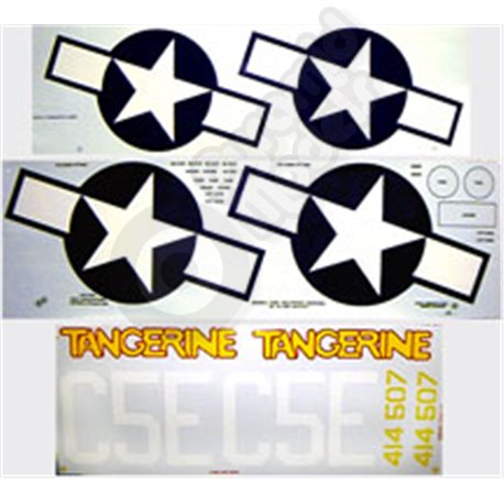 Waterslide mustang Decal set