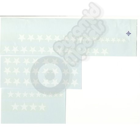 Waterslide White Stars