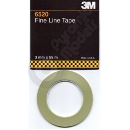 3M FineLine Masking Tape 3mm x 55m Roll