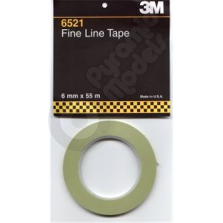 3M FineLine Masking Tape 6mm x 55m Roll