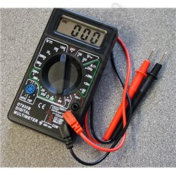 LCD Digital Multimeter Tester With Test Leads