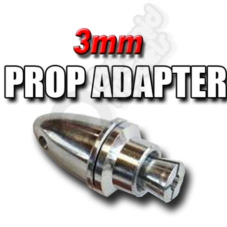 Electric Motor Prop Adapter 3mm Shaft (COLLET TYPE)