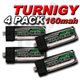 Turnigy nano-tech 160mah 1S 25~40C Lipo Pack 2 pack - Kyosho, E-flite, Parkzone