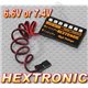 6.6v / 7.4v receiver on board battery meter futaba , jr, sanwa ,gws, spektrum heli