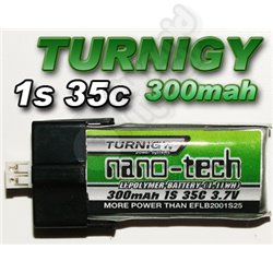 Turnigy nano-tech 300mah 1S 35c Lipo Pack (Suit Blade mCPx) - Single Pack
