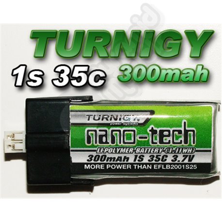 Turnigy nano-tech 300mah 1S 35c Lipo Pack (Suit Blade mCPx) - Single Pack