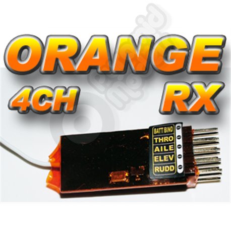 ORANGE Rx R410 Receiver 2.4ghz 4 channel - ORANGERX