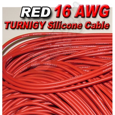 16 AWG Silicone Cable - Red
