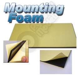 Peel-n-stick Double Sided Mounting Foam. 10 x 5inch 4mm thick