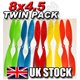 1 pair 8x4.5 inch EPP 0845 Counter Rotating Propellers - Multicopters, Quadcopters - Choice of 5 Colours