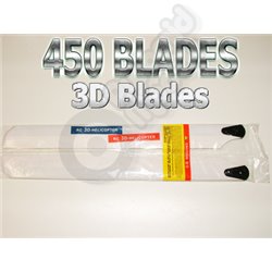 HK450 325mm Wooden Main Blades  - 3D - Trex 450 and Similar 450-Grade Helicopters