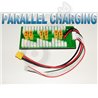 Parallel charging Board for 6 pack