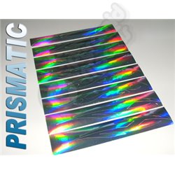 Ultra-thin Prismatic Pre-Cut Sticker 155x23m - 4 Pairs per pack