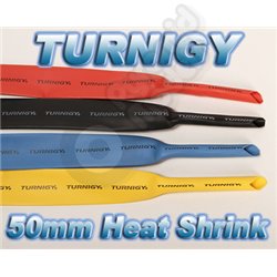 Turnigy Heat Shrink Tube 50mm BLACK (1mtr)