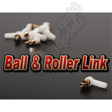 Ball and roller link 3.9x2x16mm (10pcs)