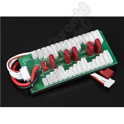 Parallel charging Board for 6 packs 2-6S (T Connector/deans)