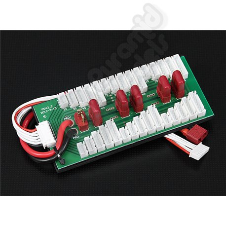 Parallel charging Board for 6 packs 2-6S (T Connector/deans)