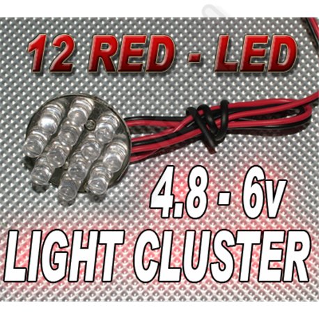 12 LED Cluster - RED