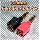 Single 4mm Male to 4 x 3.5mm Female Adapter (1 set)