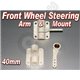 Front Wheel Steering Arm & Mount Set 40mm