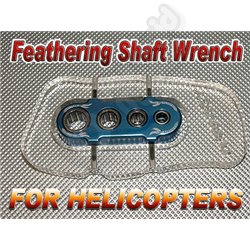 TOOL - Feathering Shaft Wrench for RC Helicopters 450 500 600 700 etc.