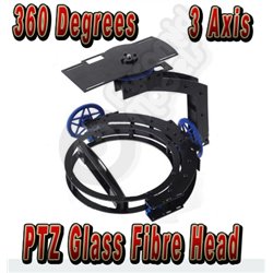 360 Degrees - 3 Axis - Aerial PTZ Glass Fibre Frame for FPV / Video / Photography 