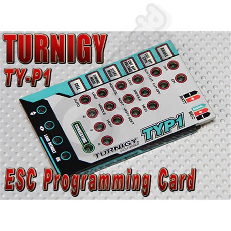 Turnigy TY-P1 25Amp Brushless ESC Programming Card