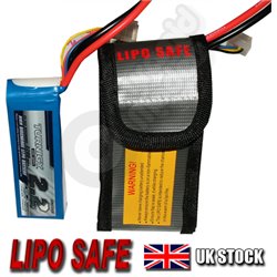 Single Battery LIPO SAFE - Lipo Battery Safe Charging Bag  - WATCH THE VIDEO !