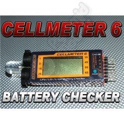 Cellmeter-6 Lipo/Life/Li-ion Cell Checker & Alarm