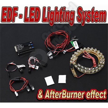 Advanced EDF Jet LED Lighting System & AfterBurner effect