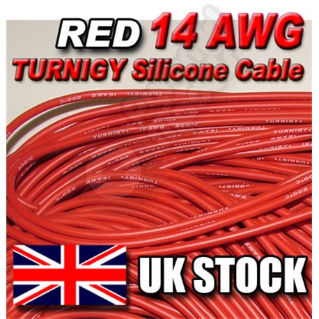 14 AWG Silicone Cable - Red