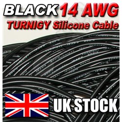 14 AWG Silicone Cable - Black