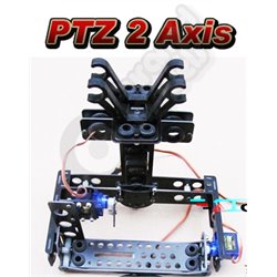 ATG T2-V-II Stabile PTZ 2-Axis - Aerial Pan Tilt PTZ with 3 Dampers for Camera Aerial / Video Photo